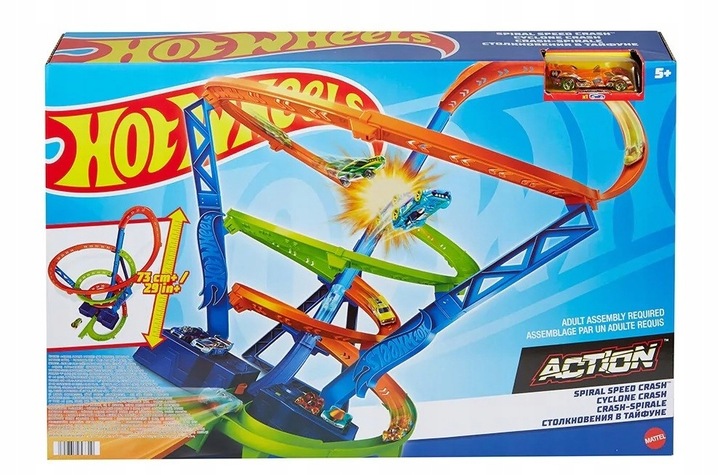 Tor samochodowy Hot Wheels Sky Crash Tower Track Set