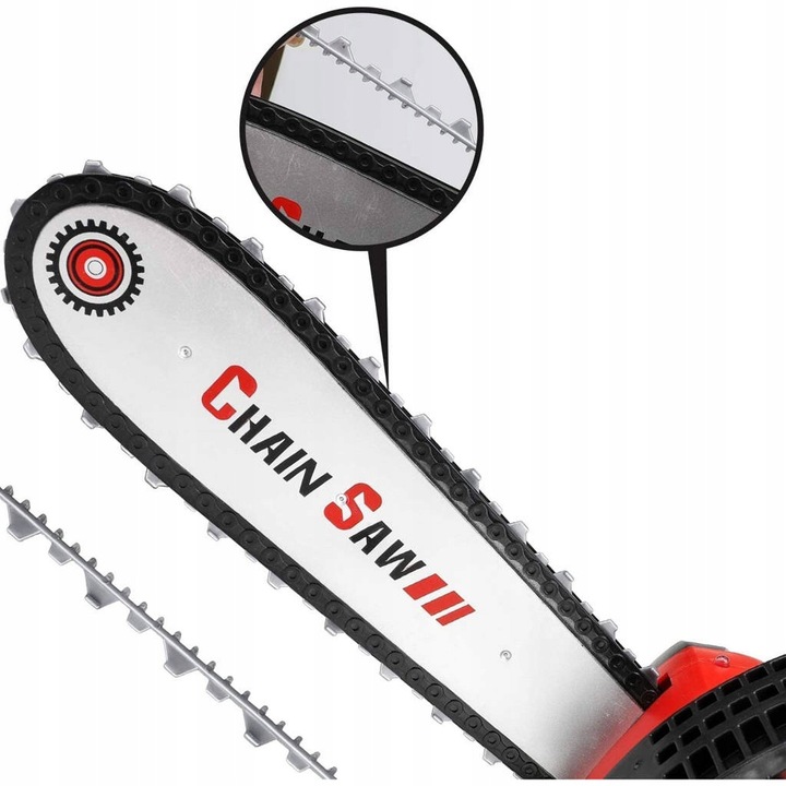 DUŻA PIŁA MOTOROWA SPALINOWA ŁAŃCUCHOWA DLA DZIECI NA BATERIE z DŹWIĘKIEM