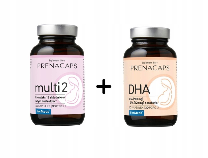 ForMeds PRENACAPS MULTI2 + DHA 2-3 Trymestr Ciąży