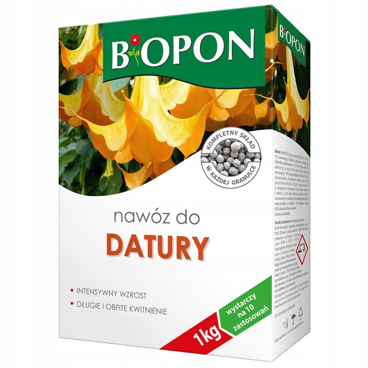 Nawóz Do Datury Bopon BiOPON Nawóz Granulowany Wieloskładnikowy Datura 3 kg