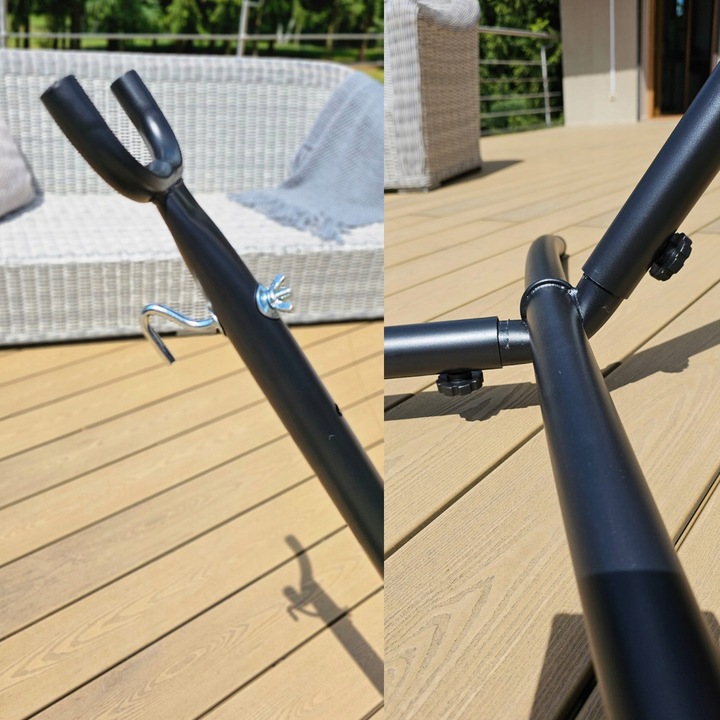 HAMAK BOHO XXL ze STELAŻEM stelaż do hamaka DWUOSOBOWY +wszystkie akcesoria