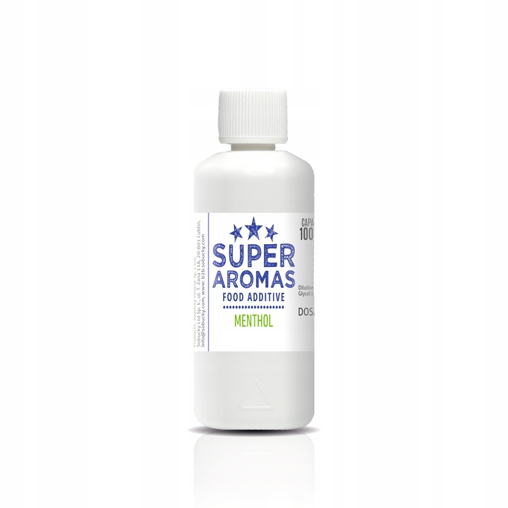 SUPER AROMAS dodatek spożywczy MENTHOL 100 ml