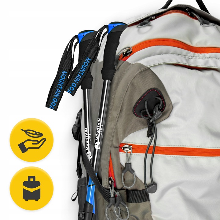 KIJE NORDIC WALKING KIJKI SKŁADANE REGULOWANE DO CHODZENIA TELESKOPOWE 4FIZ