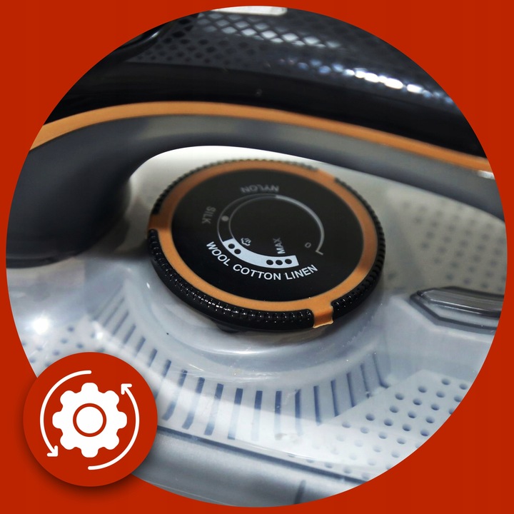 MOCNE ŻELAZKO PAROWE CERAMICZNE STRAŻAK 3000W 9w1 INNOWACJA ANTI-DRIP