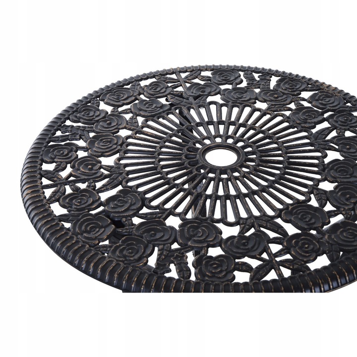 Stół i 2 Krzesła Outsunny 3-częściowy Zestaw Mebli Ogrodowych