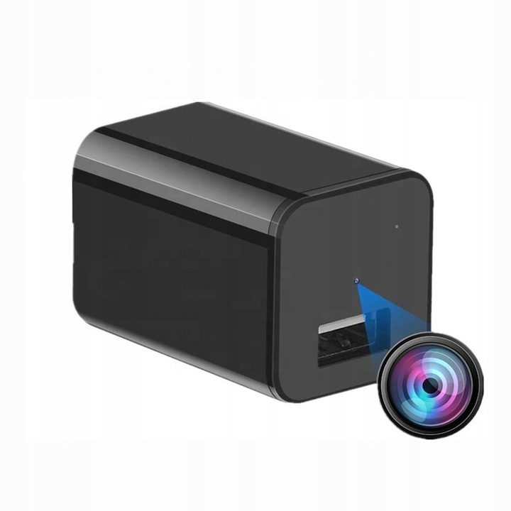 MINI KAMERA SZPIEGOWSKA UKRYTA ŁADOWARKA ZASILACZ