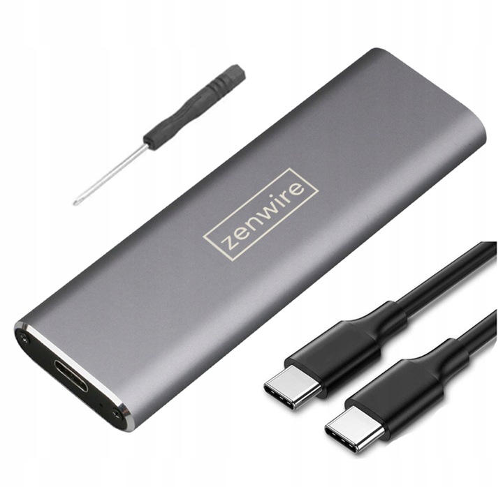 Adapter dysku Kieszeń na dysk SSD m.2 USB-C obudowa m2 SATA NGFF USB 3.0