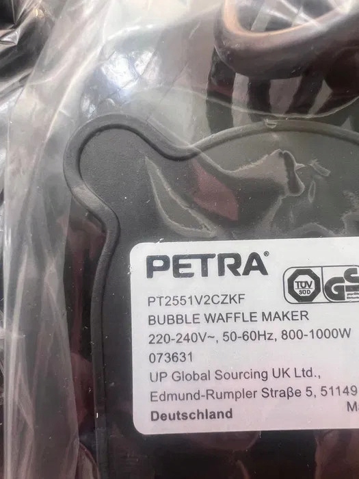 PETRA - Gofrownica bąbelkowa | 1000 W | - Gofry bąbelkowe