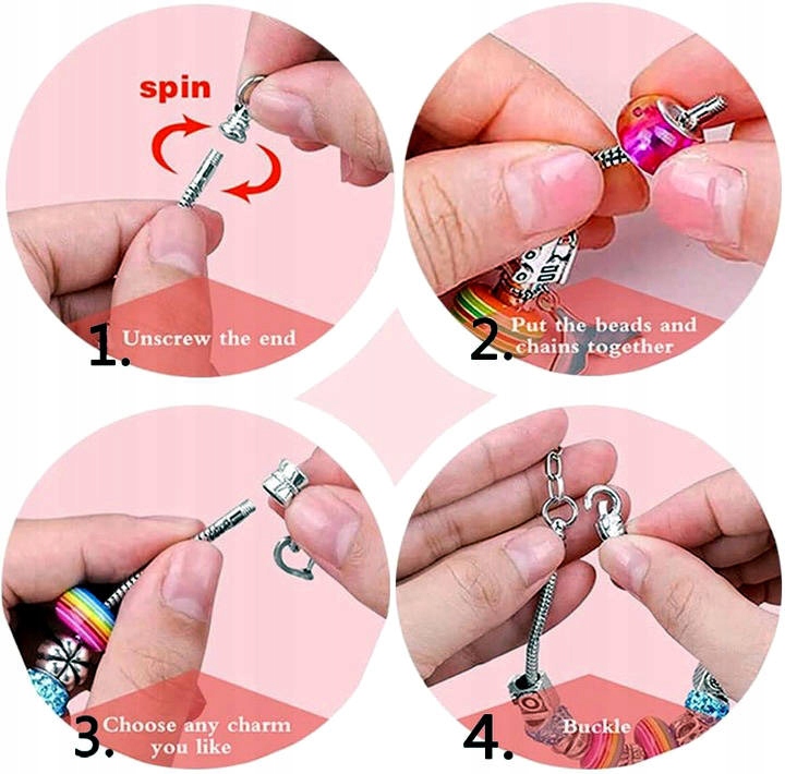 ZESTAW DO ROBIENIA BRANSOLETEK NASZYJNIKÓW PREZENT