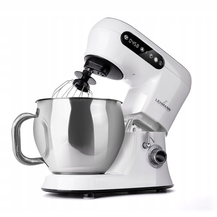 ROBOT KUCHENNY PLANETARNY MOCNY MIKSER 3X MIESZADŁA MISA Z UCHWYTEM LED