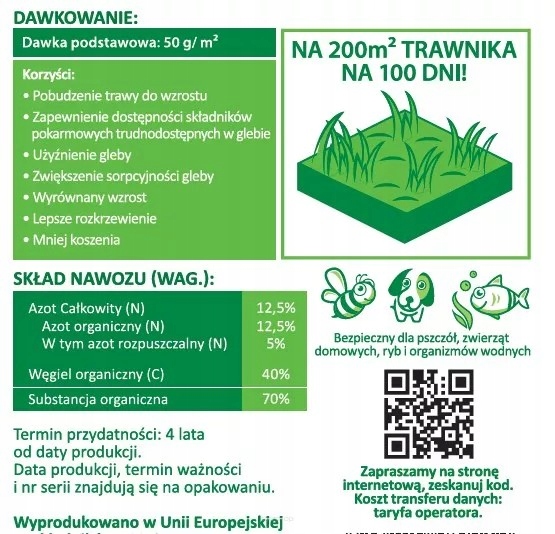 BioGardena nawóz do trawników 10kg