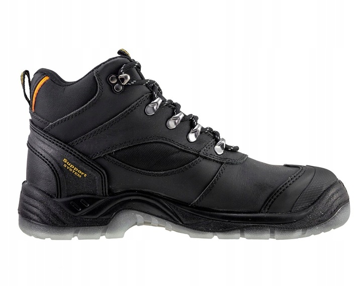 Buty robocze męskie skórzane Wodoodporne Antyprzebiciowe z Noskiem Kompozyt