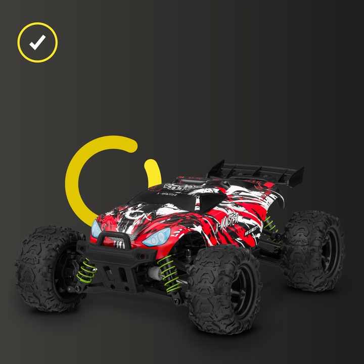 Samochód Auto zdalnie sterowany AUTKO RC 4x4 45km/h SUPER SZYBKI 2xOBUDOWY