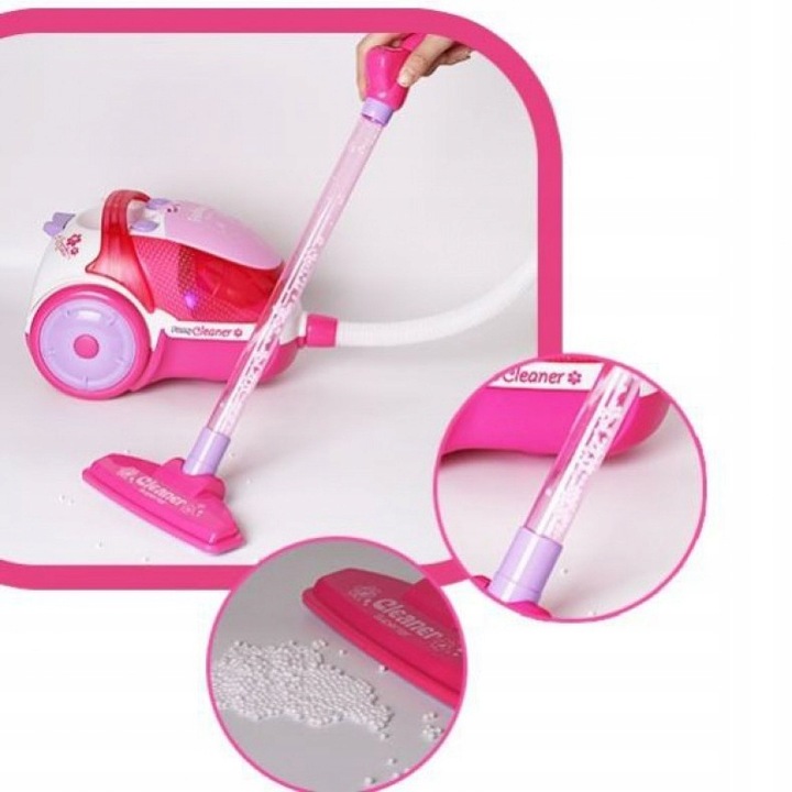 ODKURZACZ RĘCZNY INTERAKTYWNY XXL FUNKCJA SSANIA DŹWIĘK RÓŻOWY WOOPIE