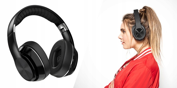 Słuchawki Bezprzewodowe Nauszne Mikrofon Radio MP3 Bluetooth 5.3 JAKOŚĆ