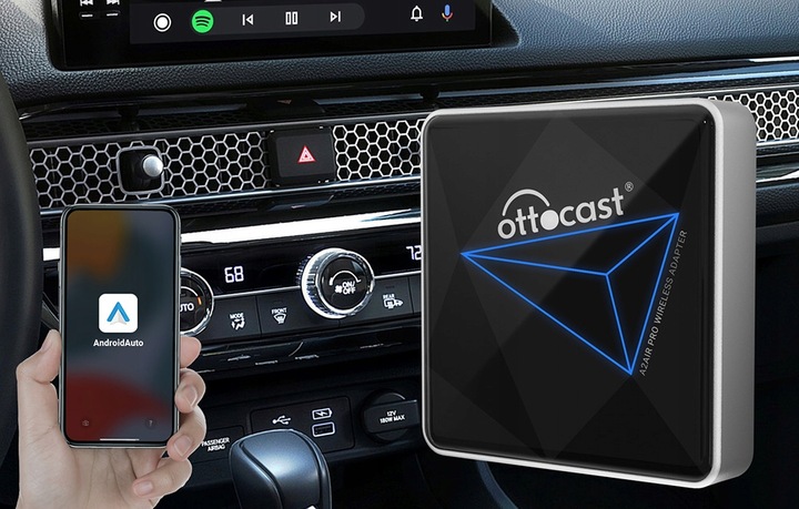 OTTOCAST A2-AIR PRO BEZPRZEWODOWY ADAPTER ANDROID AUTO WIRELESS BT 5.0 WIFI