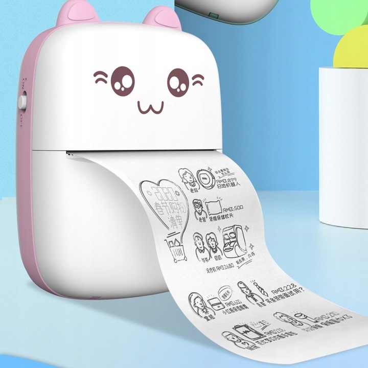 7xPAPIER TERMICZNY ROLKA SAMOPRZYLEPNA DO DRUKARKI DRUKUSIA ETYKIET APARATU