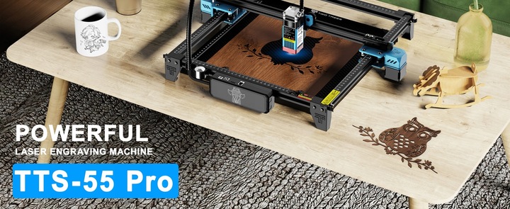 Nowa grawerka laserowa Twotrees TTS-55 Pro 5.5W 30000mm/min ploter tnący