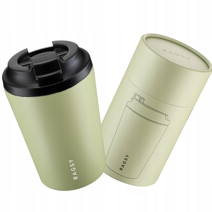 Kubek Termiczny ze stali nierdzewnej BPA FREE Simply Cup 340 ml - Sage