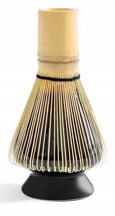 Podstawka ceramiczna pod chasen do matchy czarna