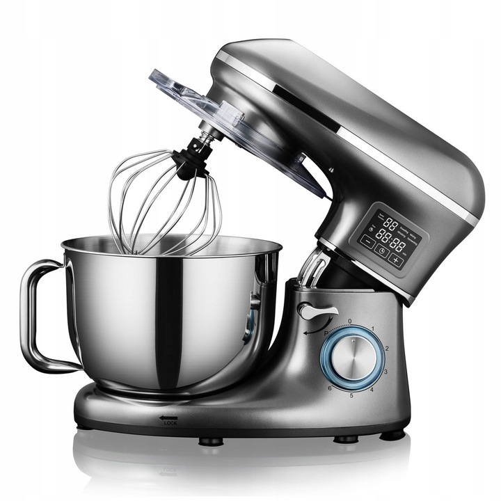 ROBOT KUCHENNY PLANETARNY MIKSER KERCH MYCHEF PODGRZEWANA MISA GREY 6,2L