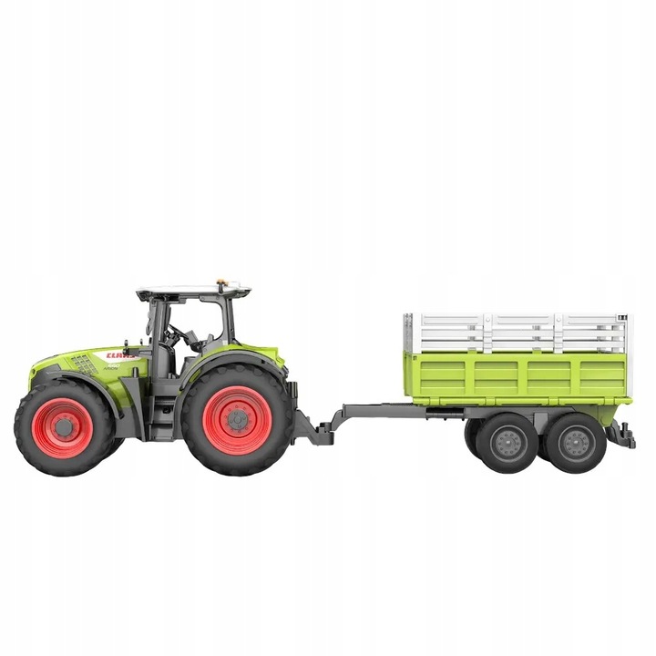 TRAKTOR CIĄGNIK Claas Arion 660 Z PRZYCZEPĄ ZDALNIE STEROWANY 1:24 RC