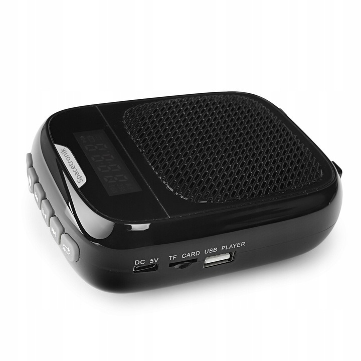 Przewodowy Wzmacniacz Głosu Megafon Mikrofon z Radiem USB micro SD SP-VA11