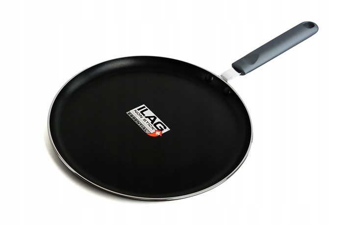 PATELNIA DO NALEŚNIKÓW AMBITION GRAPHITE 25CM INDUKCJA POWŁOKA ILAG BASIC