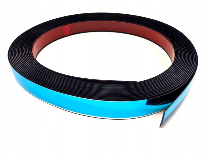 GRATISY# Listwa dekoracyjna ozdobna płaska CHROM 21mm 10m