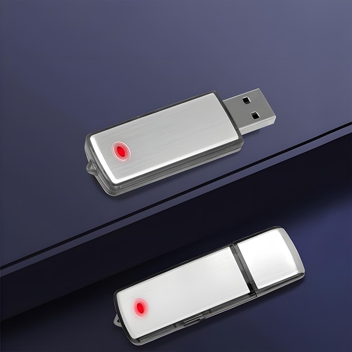 Mini Dyktafon szpiegowski podsłuch PENDRIVE ukryty rejestrator głosu USB
