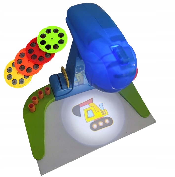 PROJEKTOR RZUTNIK DO NAUKI RYSOWANIA MALOWANIA ZE SLAJDAMI 32 SLAJDY MAZAKI