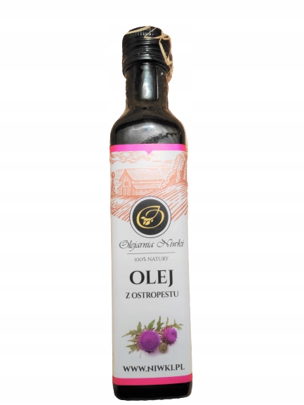 Olej z ostropestu tłoczony na zimno 500ml Niwki