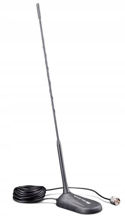 KRÓTKA ANTENA CB NA MAGNES MIDLAND MC45 4,4m KABLA