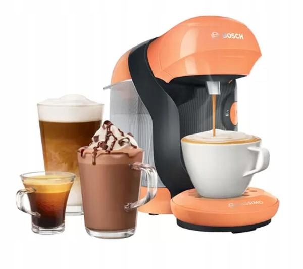 Ekspres kapsułkowy Bosch Tassimo Style TAS1106 1400W Pomarańczowy