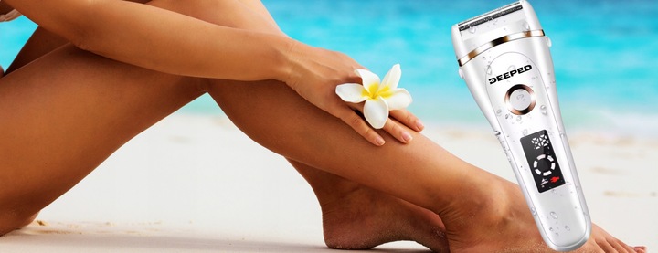 GOLARKA DAMSKA depilator trymer maszynka do ciała bikini nóg pach 3 w 1 USB