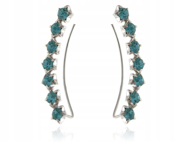 NAUSZNICE BŁĘKITNE GWIAZDY GWIAZDKI kn170 - 0,9