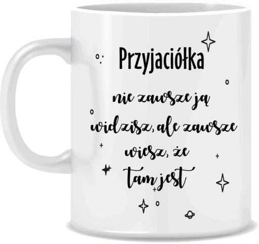 Kubek Przyjaciółki na prezent 330 ml + kartonik