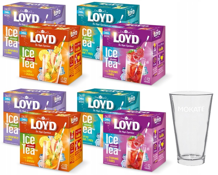 Herbata Na Zimno ICE TEA mix smaków Cold 8 x LOYD