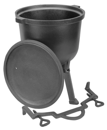 Kociołek myśliwski żeliwny 7L GARNEK węgierski na ognisko grill pieczonki