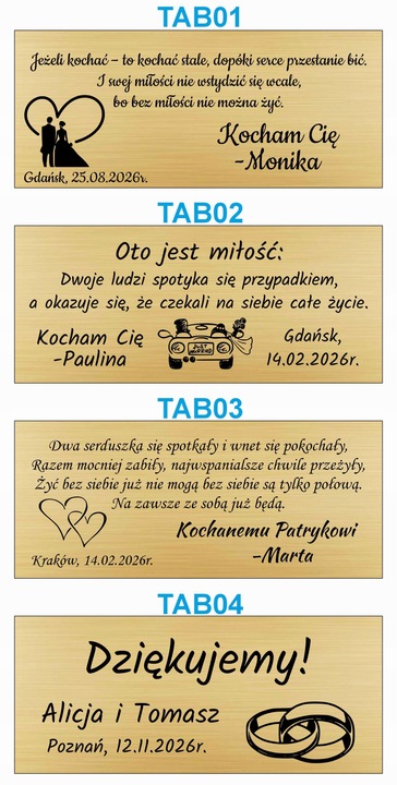 Spinki do mankietów Złote Stalowe z GRAWEREM Prezent dla Taty Męża