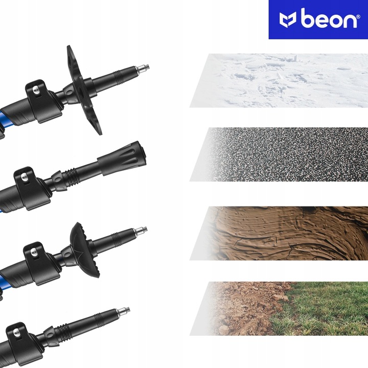 KIJE TREKKINGOWE KIJKI NORDIC WALKING DO CHODZENIA PO GÓRACH REGULOWANE