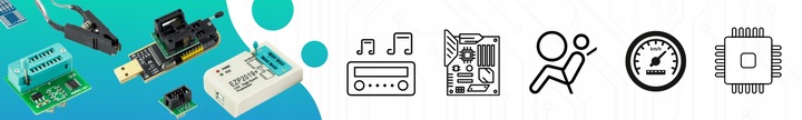 Duży zestaw programator EEPROM i Flash na CH341A I2C SPI Adapter Klips