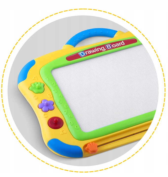 ZNIKOPIS TABLICA MAGNETYCZNA DO RYSOWANIA DLA DZIECI Z RYSIKIEM RICOKIDS