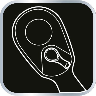 Zestaw 2 szt. Grzechotka 72T Treszczotka 1/2 + 1/4 Duża i Mała NEO