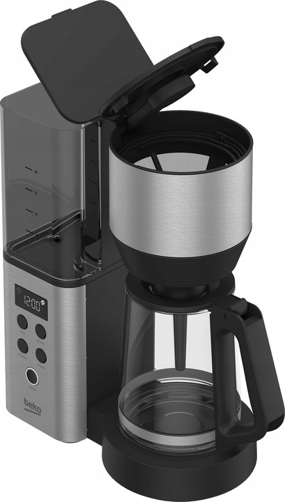 Ekspres przelewowy BEKO CFM7355I Srebrno-czarny 1000W, 1.6 L