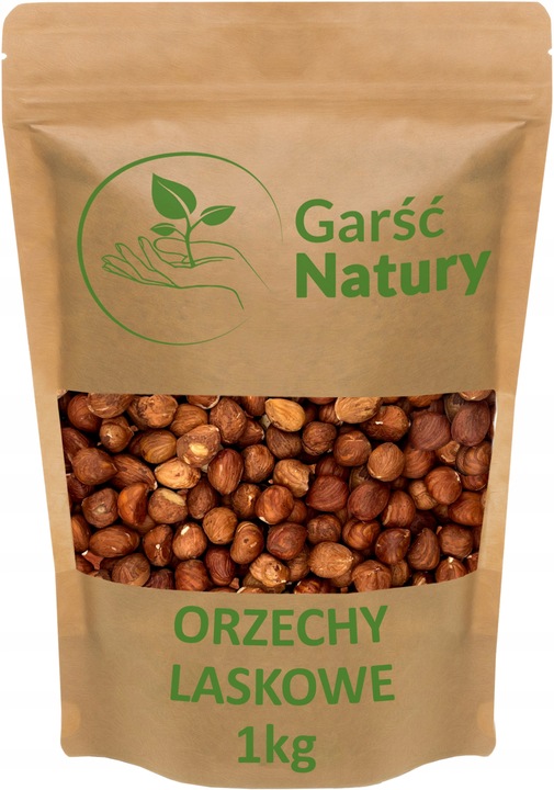 ORZECHY LASKOWE ŁUSKANE CAŁE 1KG Duże Naturalne Świeże bez Gmo 1 kg