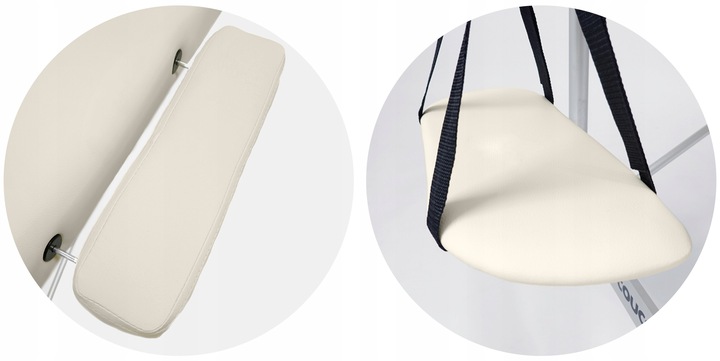 Stół Łóżko Masażu Składany Aluminiowy Przenośny 2-Segmentowy Leżanka