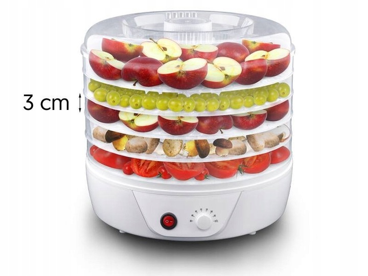 MOCNA SUSZARKA DO GRZYBÓW OWOCÓW WARZYW POJEMNOŚĆ I WIELKOŚĆ XXL