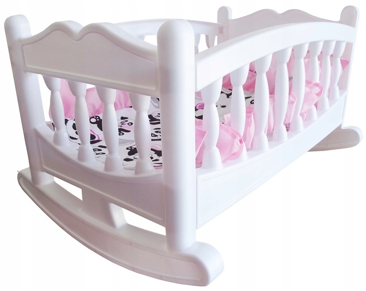 DUŻA KOŁYSKA DLA LALKI LALEK ŁÓŻECZKO + POŚCIEL PL