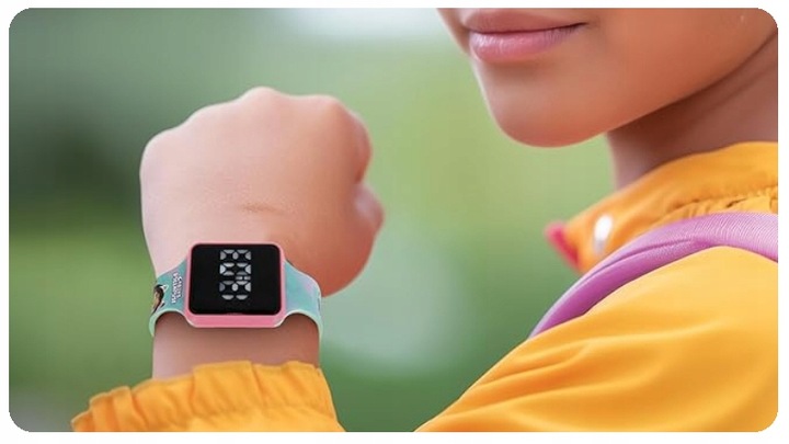 Lexibook Koci domek Gabi Zegarek cyfrowy na rękę dla dzieci